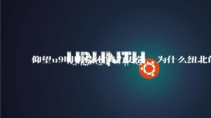 仰望u9明明技术实力更强，为什么纽北的成绩没有小米su7ultra好？