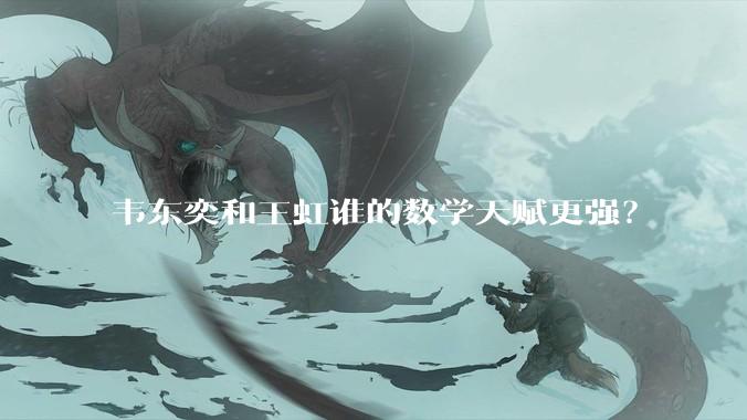 韦东奕和王虹谁的数学天赋更强？