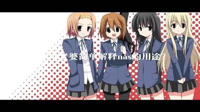 怎么向老婆简单解释nas的用途？